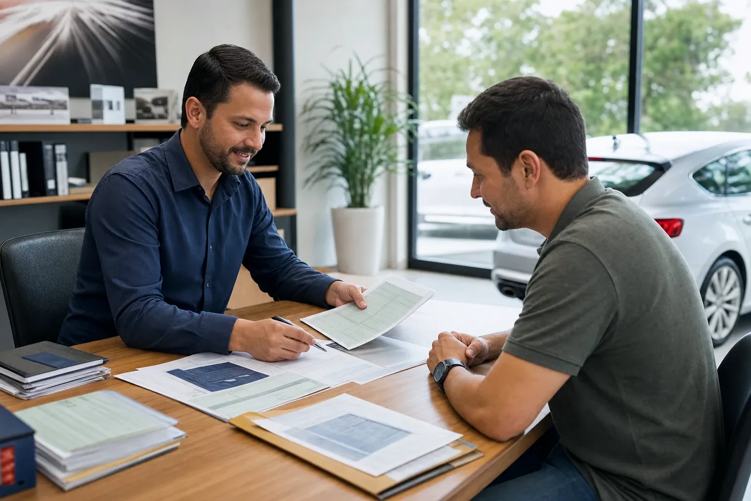 Profissional realizando atendimento de despachante para clientes em Itatiba.